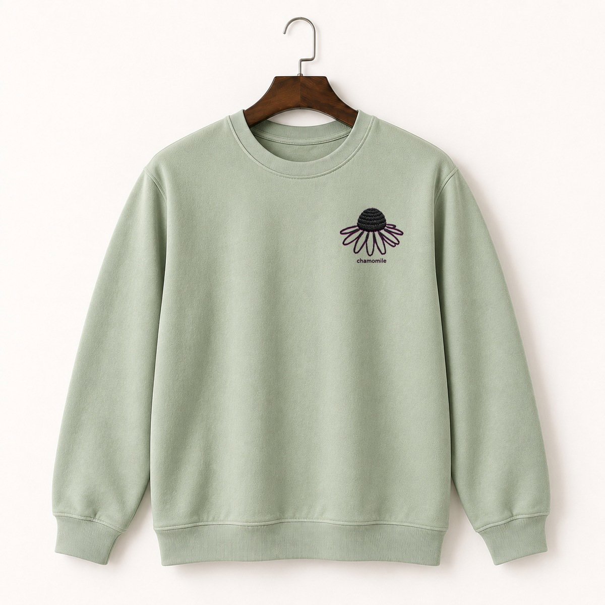 Chamomile Flower Crewneck Sweatshirt 2