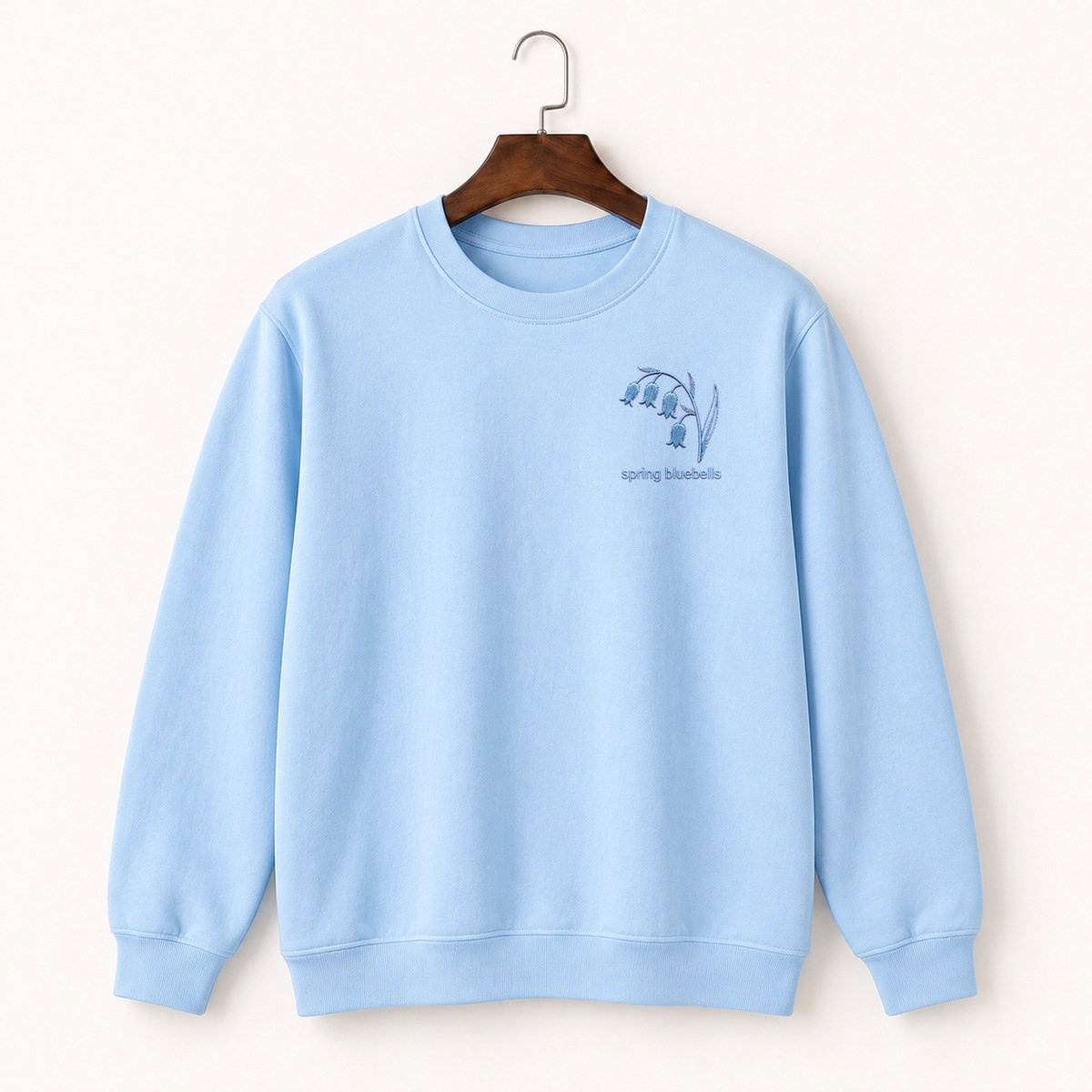 Bluebell Patch Crewneck Sweatshirt 1