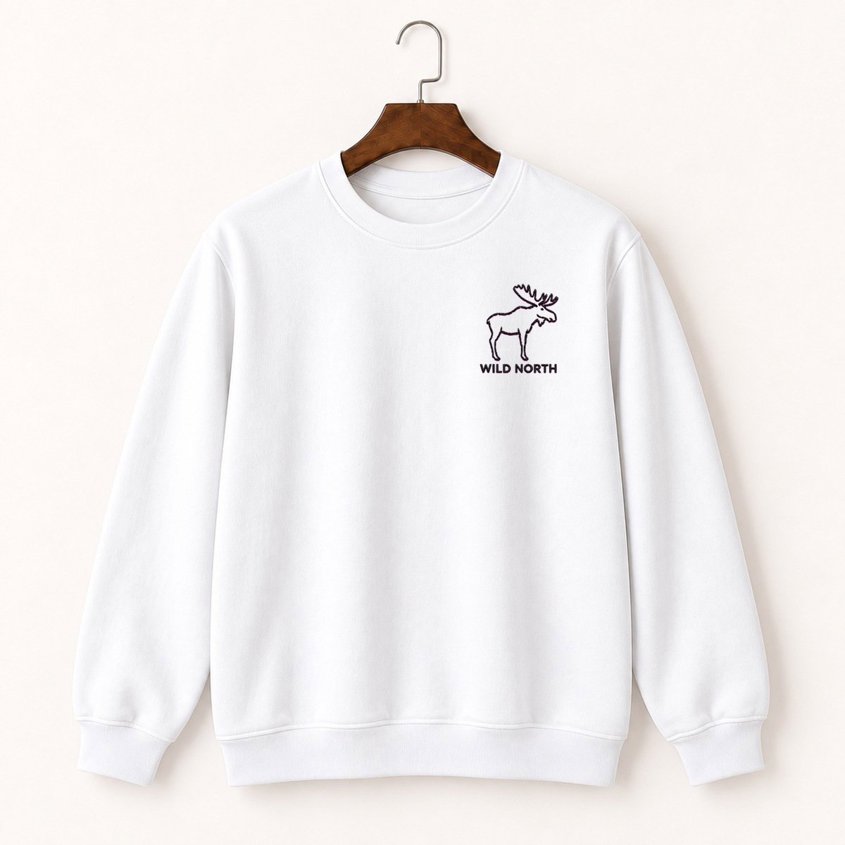 Moose Standing Crewneck Sweatshirt 5