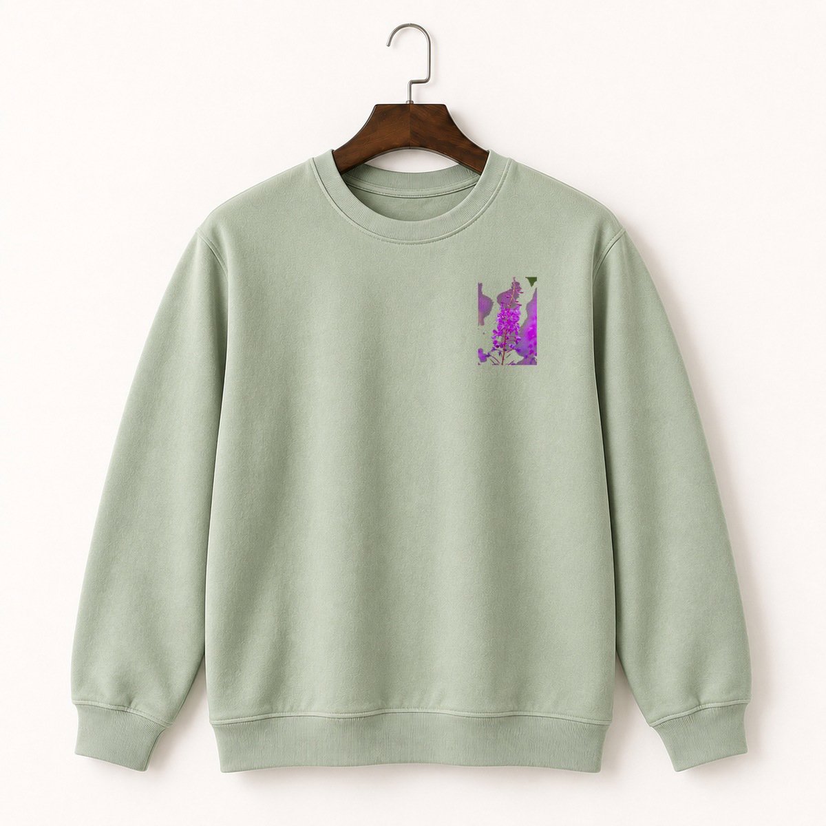 Fireweed Plant Crewneck Sweatshirt 2