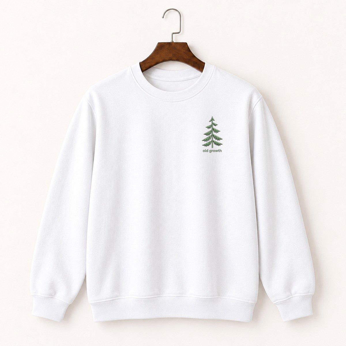 Douglas Fir Tree Crewneck Sweatshirt 5