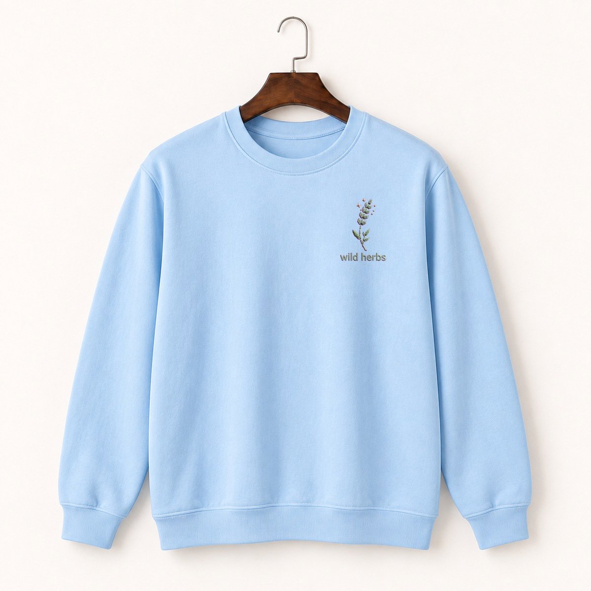 Lavender Sprig Crewneck Sweatshirt 1