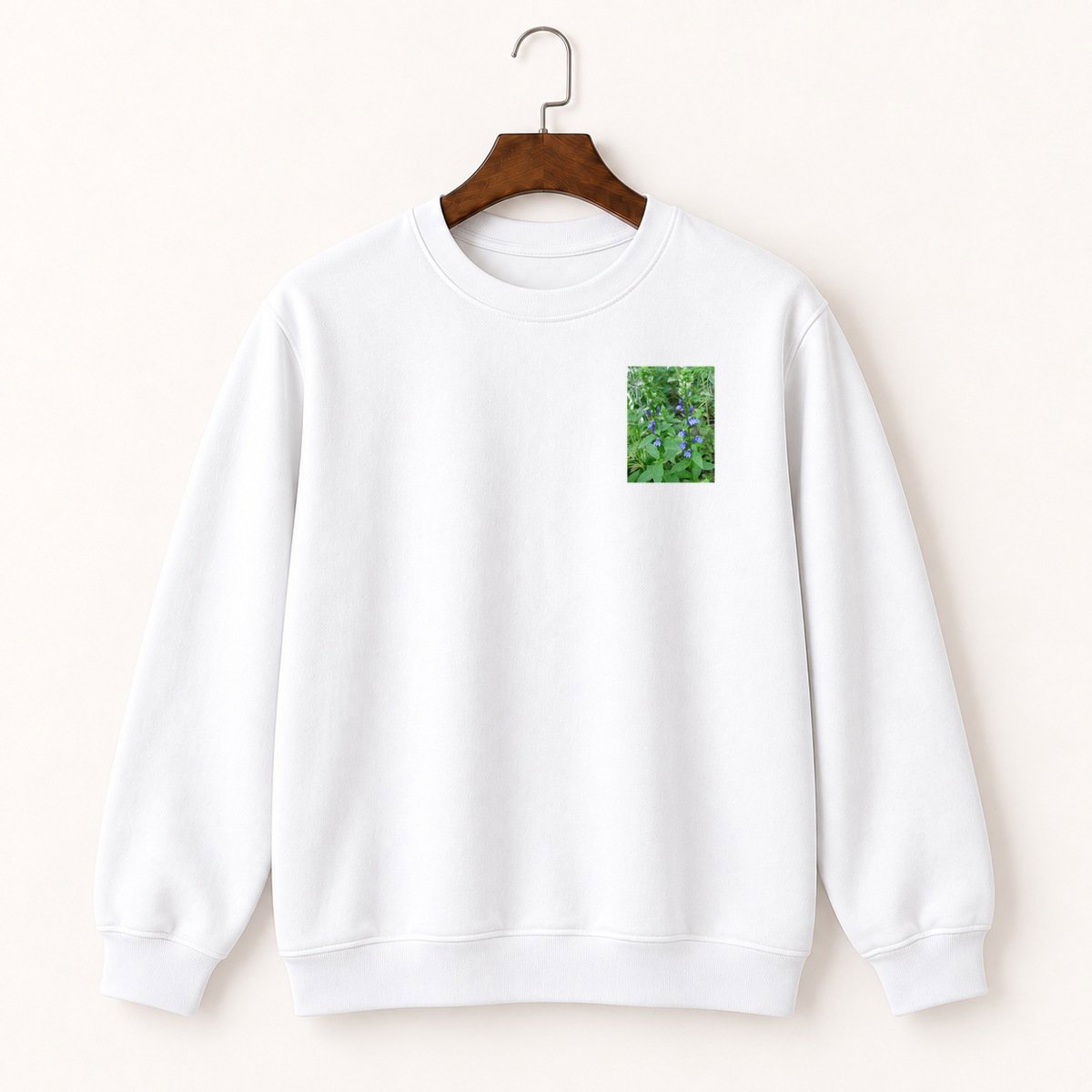 Lobelia Flower Crewneck Sweatshirt 5