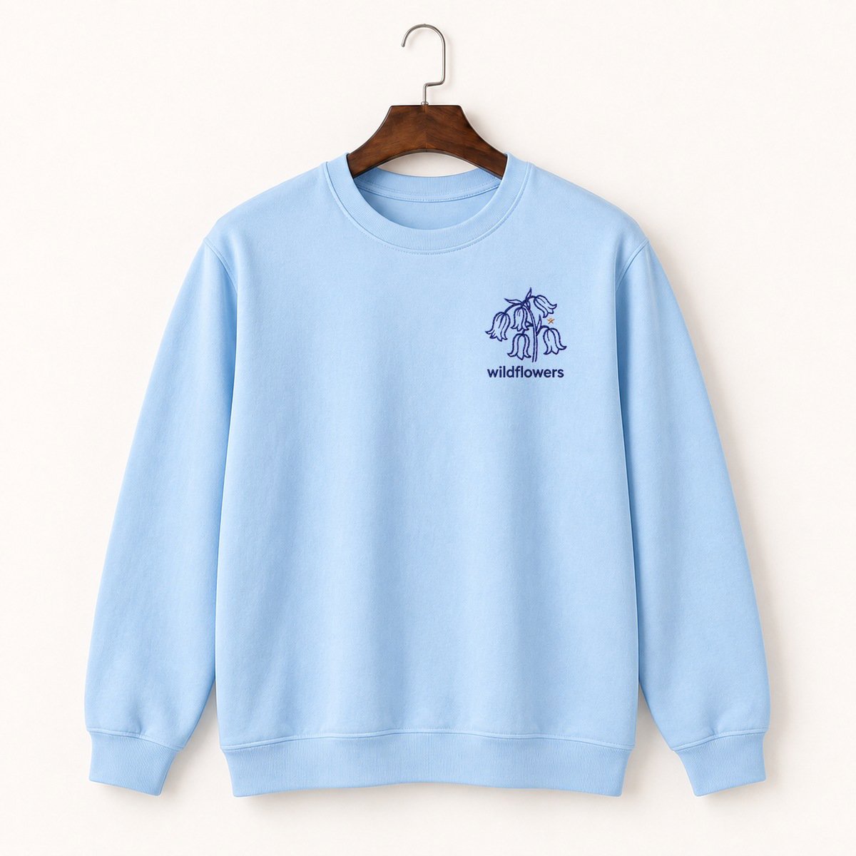 Bluebell Patch Crewneck Sweatshirt 1