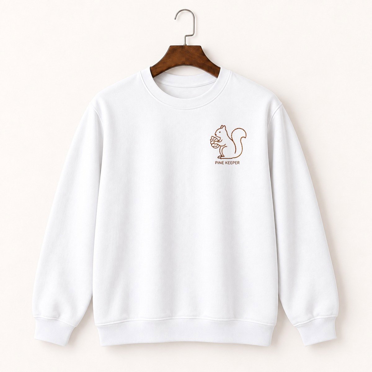 Red Squirrel Graphic Crewneck Sweatshirt 5