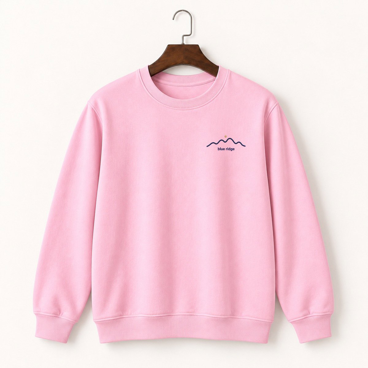 Blue Ridge Mountains Graphic Crewneck Sweatshirt 4
