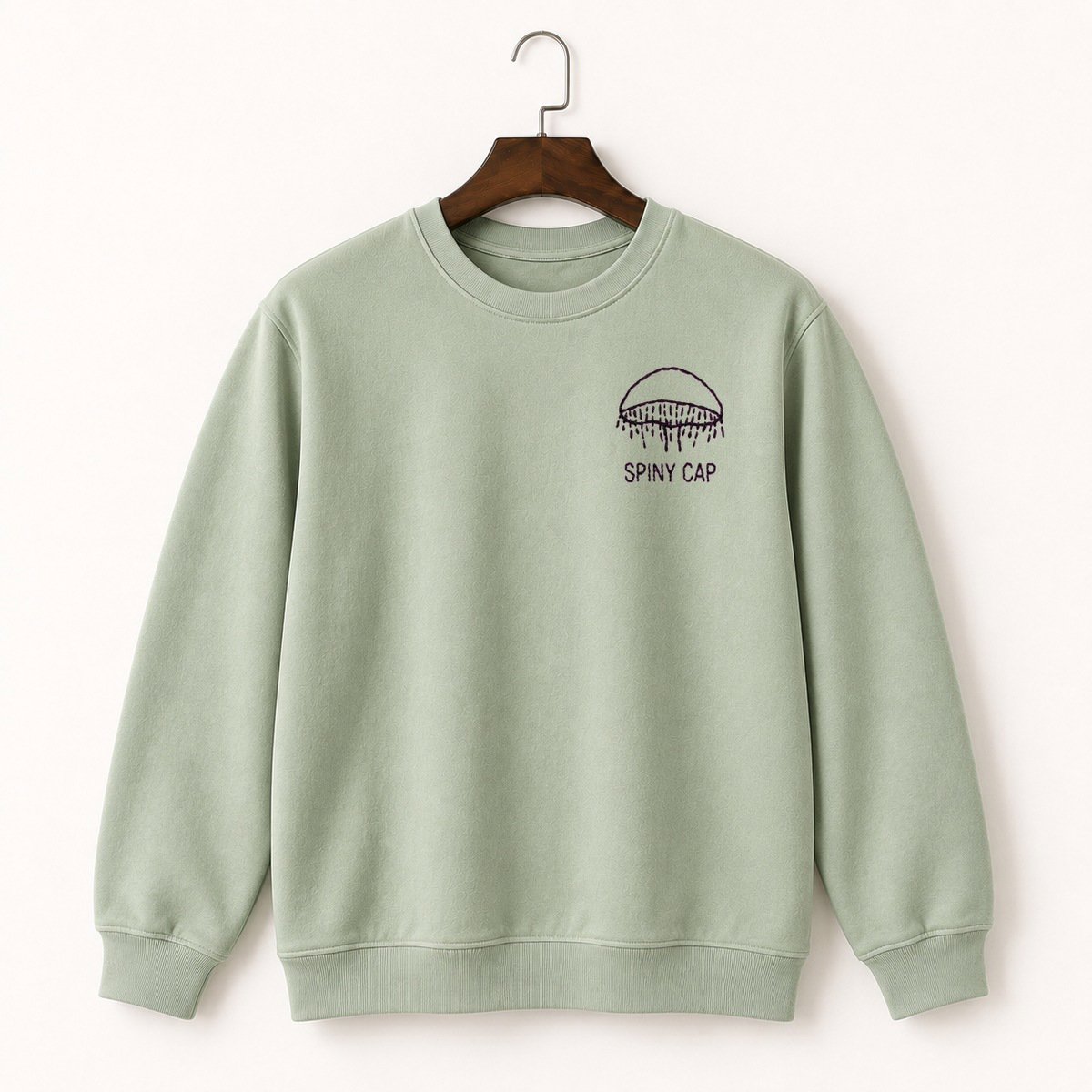 Hedgehog Mushroom Crewneck Sweatshirt 2