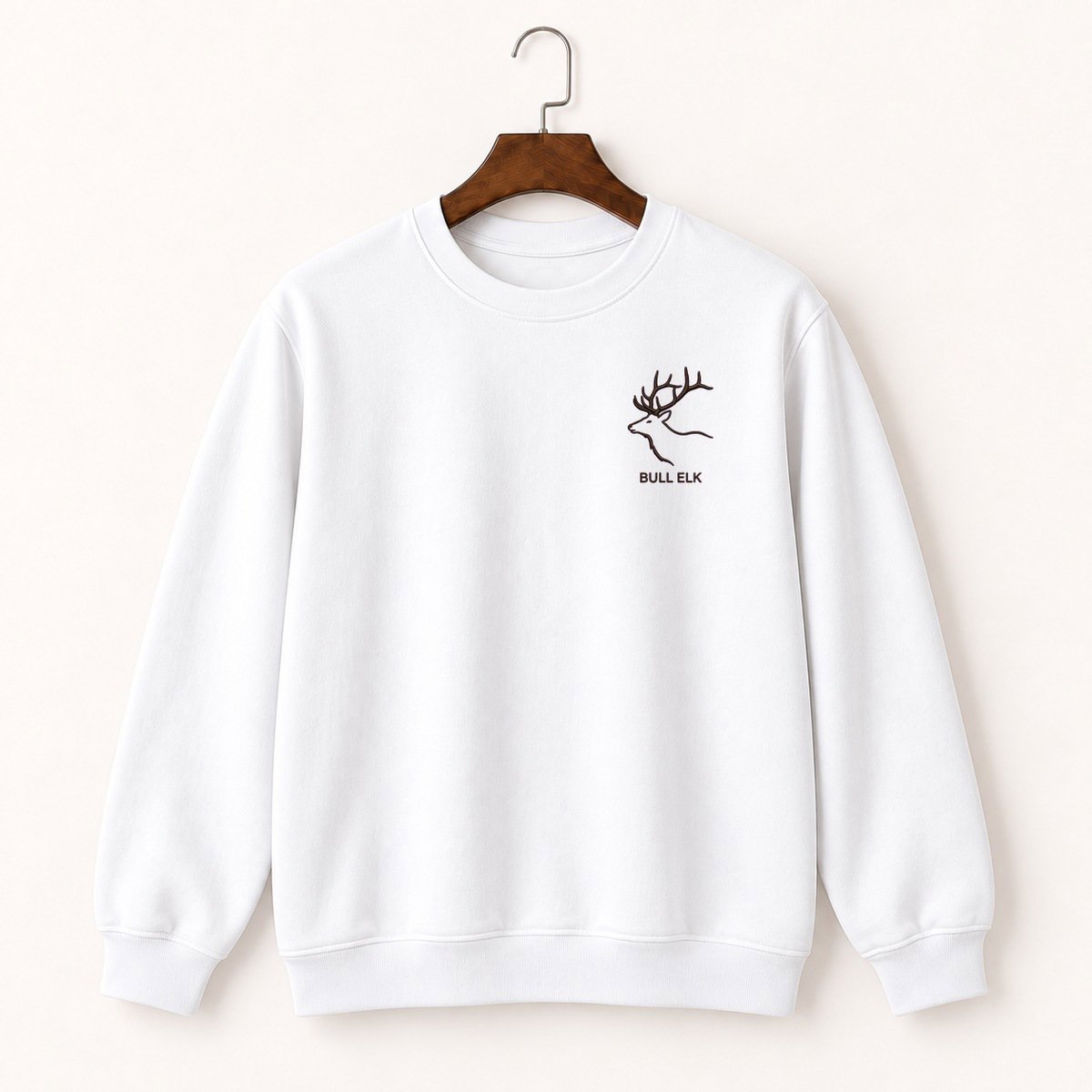 Elk Bull Crewneck Sweatshirt 5