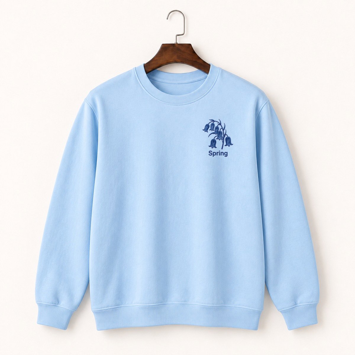 Bluebell Flowers Crewneck Sweatshirt 1
