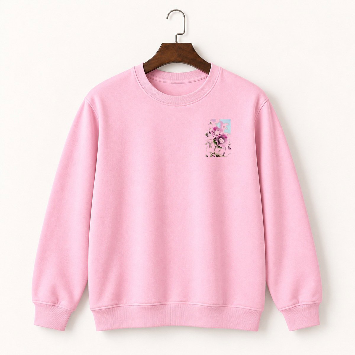 Hellebore Flower Crewneck Sweatshirt 4