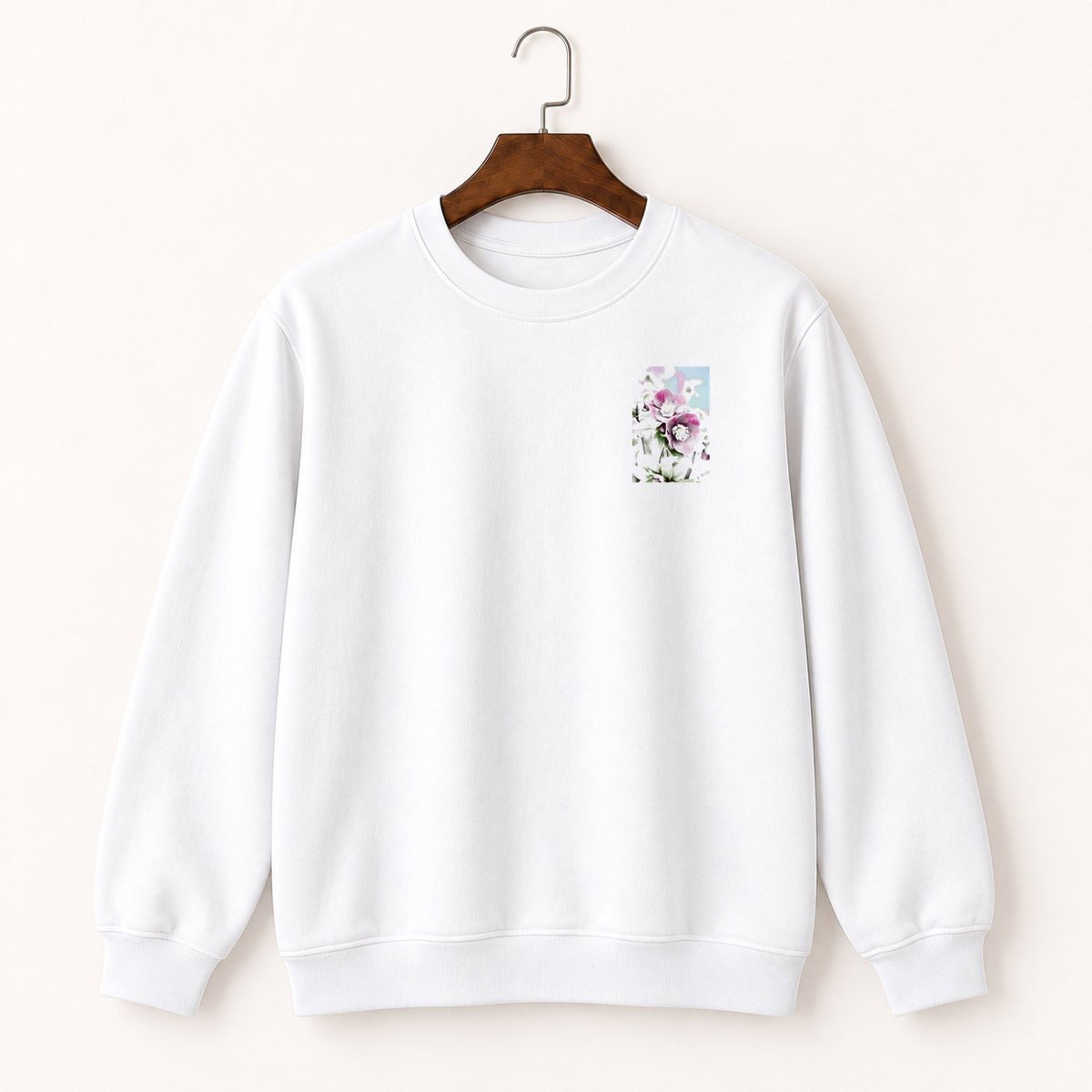 Hellebore Flower Crewneck Sweatshirt 5