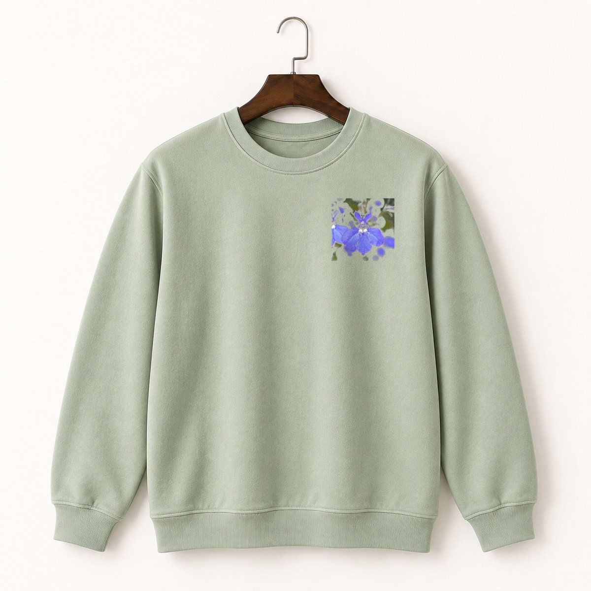 Lobelia Flower Crewneck Sweatshirt 2