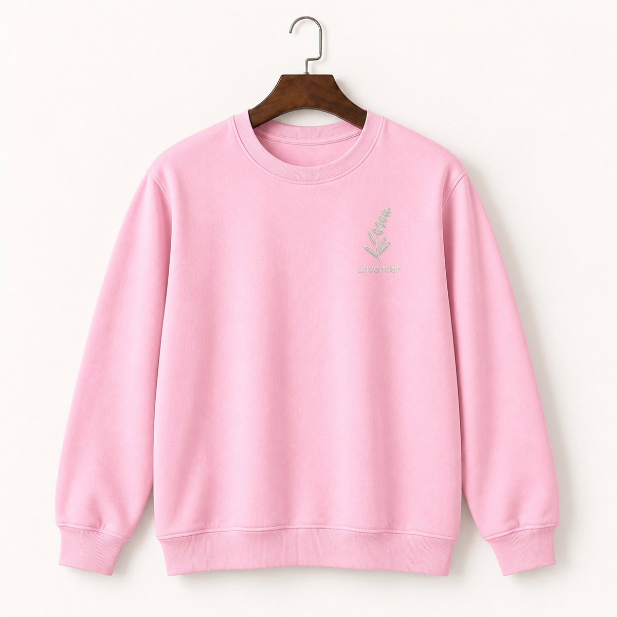 Lavender Sprig Crewneck Sweatshirt 4