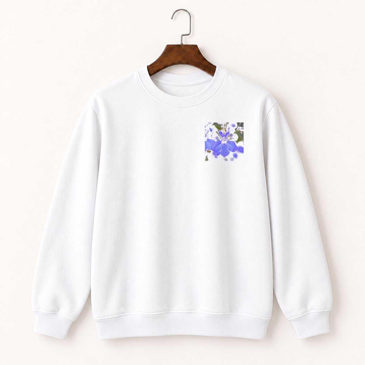 Lobelia Flower Crewneck Sweatshirt 5