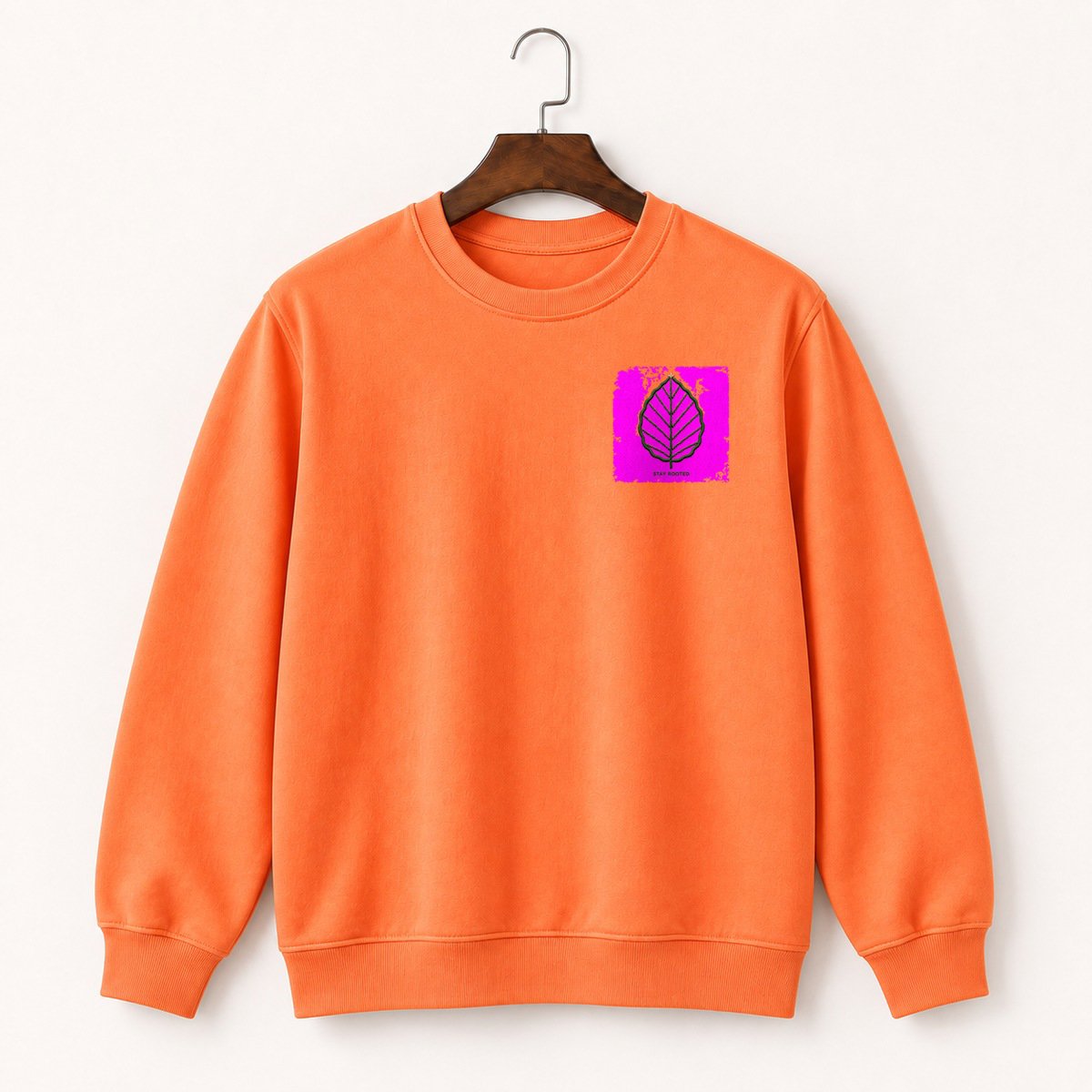 Beech Tree Leaf Crewneck Sweatshirt 3