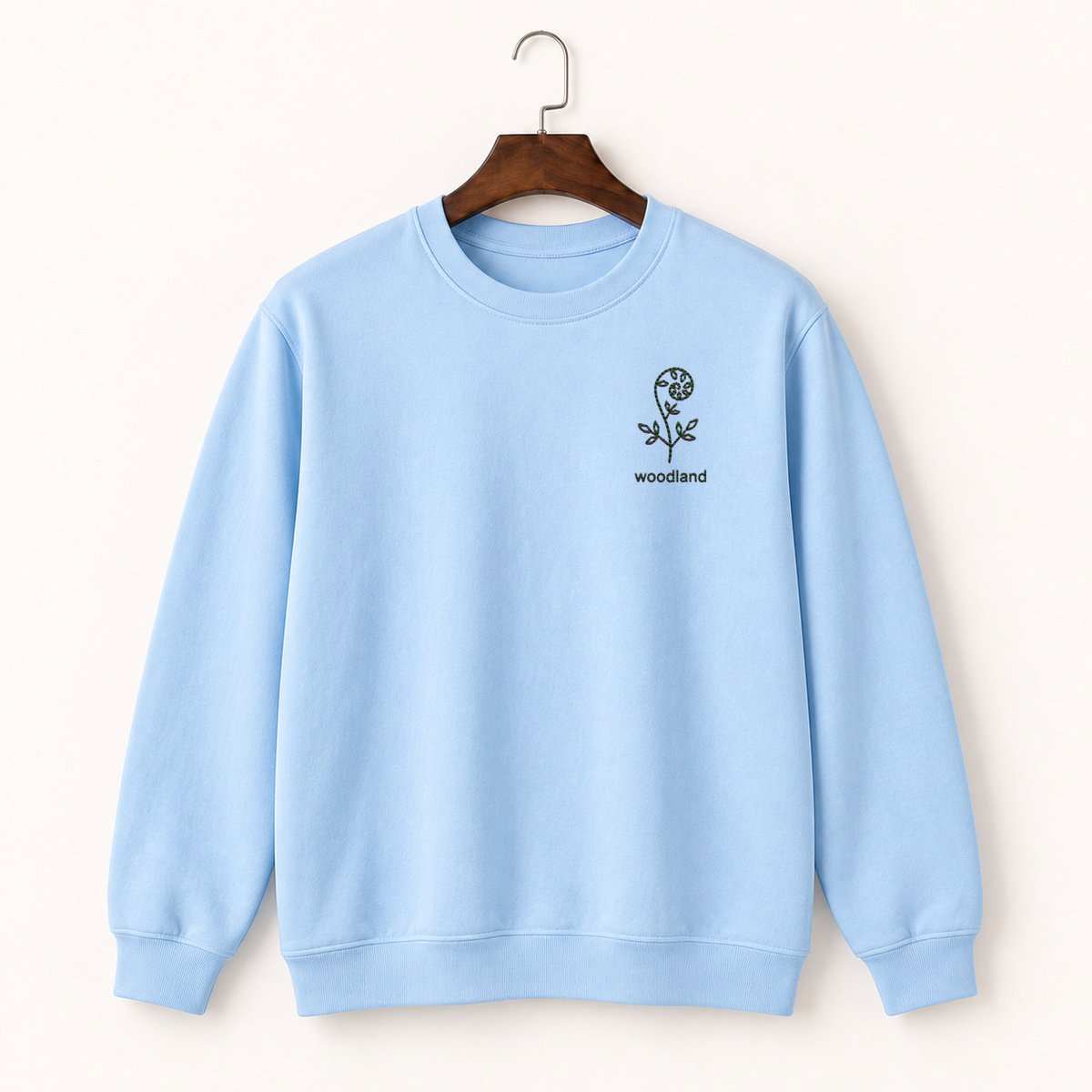 Fern Frond Crewneck Sweatshirt 1