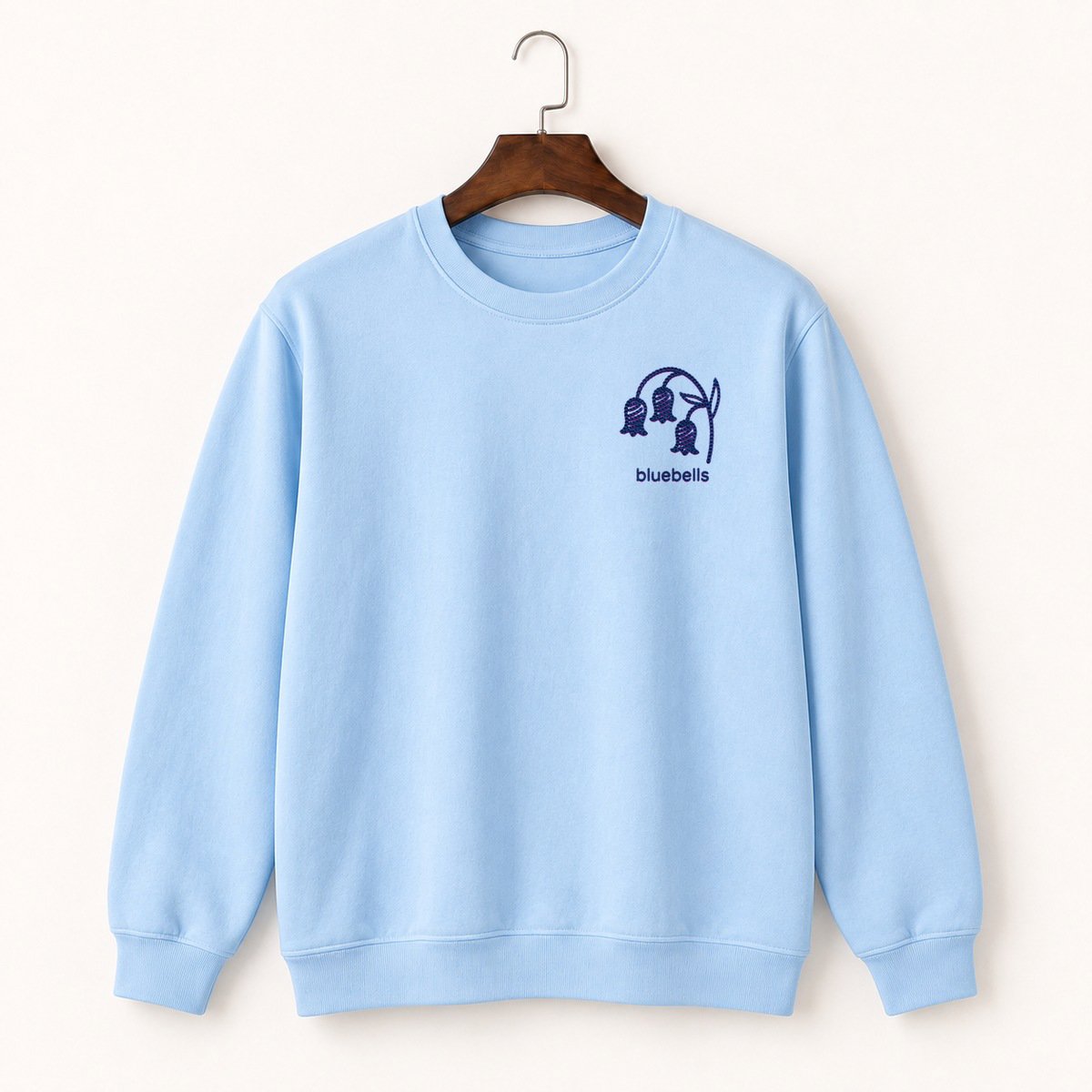Bluebell Flower Crewneck Sweatshirt 1