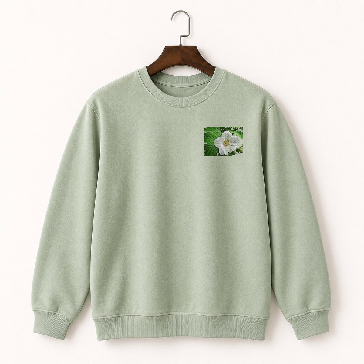 Thimbleberry Flower Crewneck Sweatshirt 2