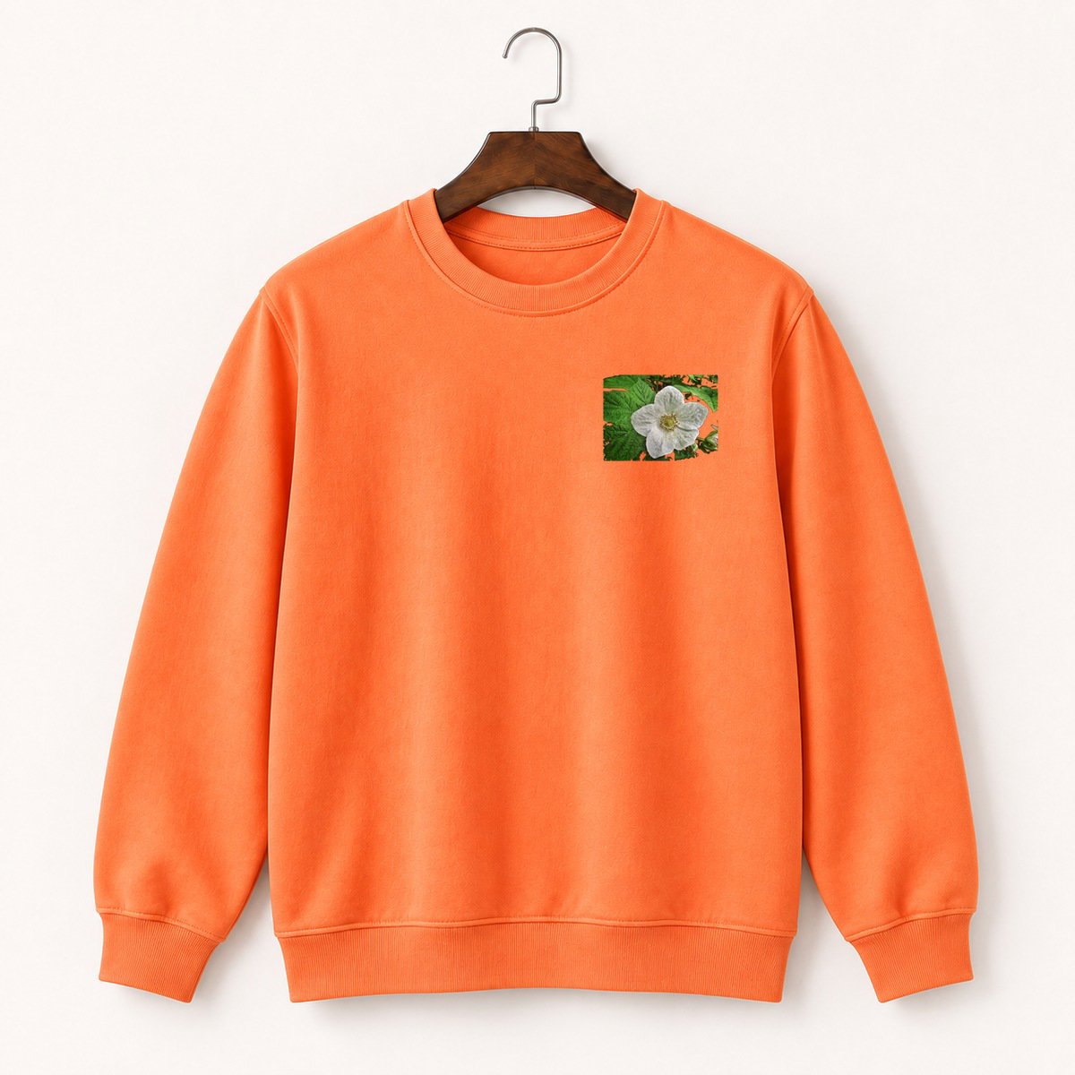 Thimbleberry Flower Crewneck Sweatshirt 3