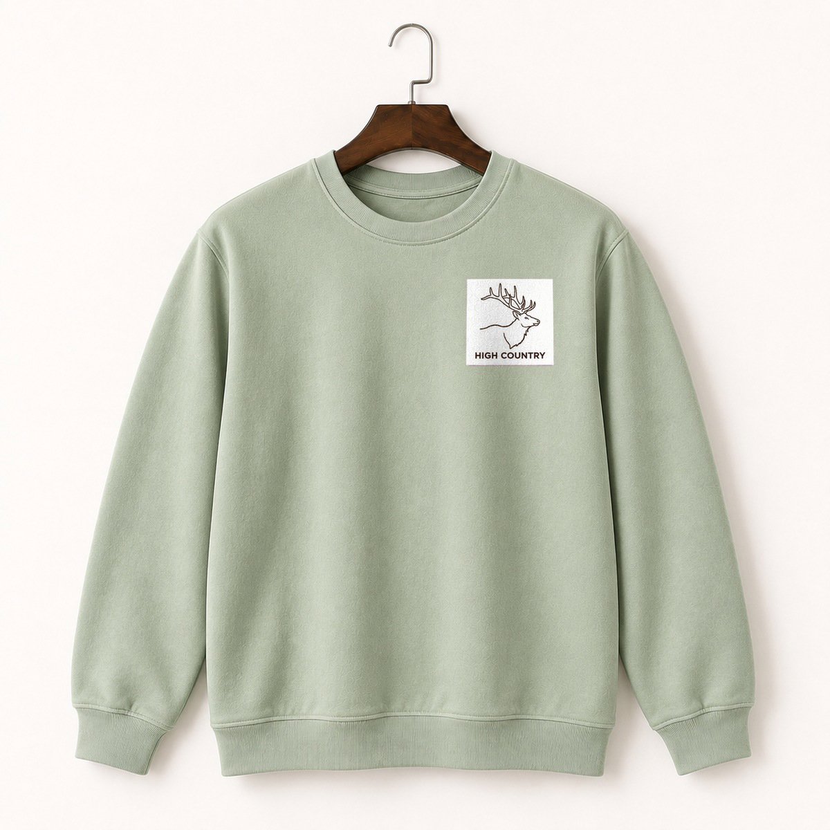 Elk Bull Crewneck Sweatshirt 2