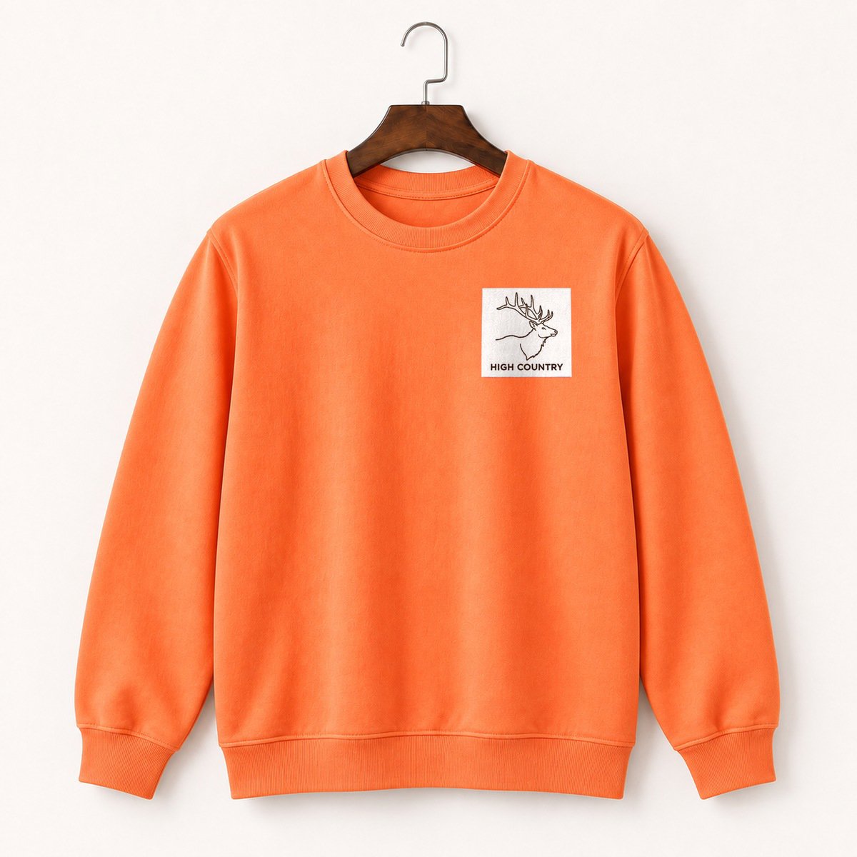 Elk Bull Crewneck Sweatshirt 3