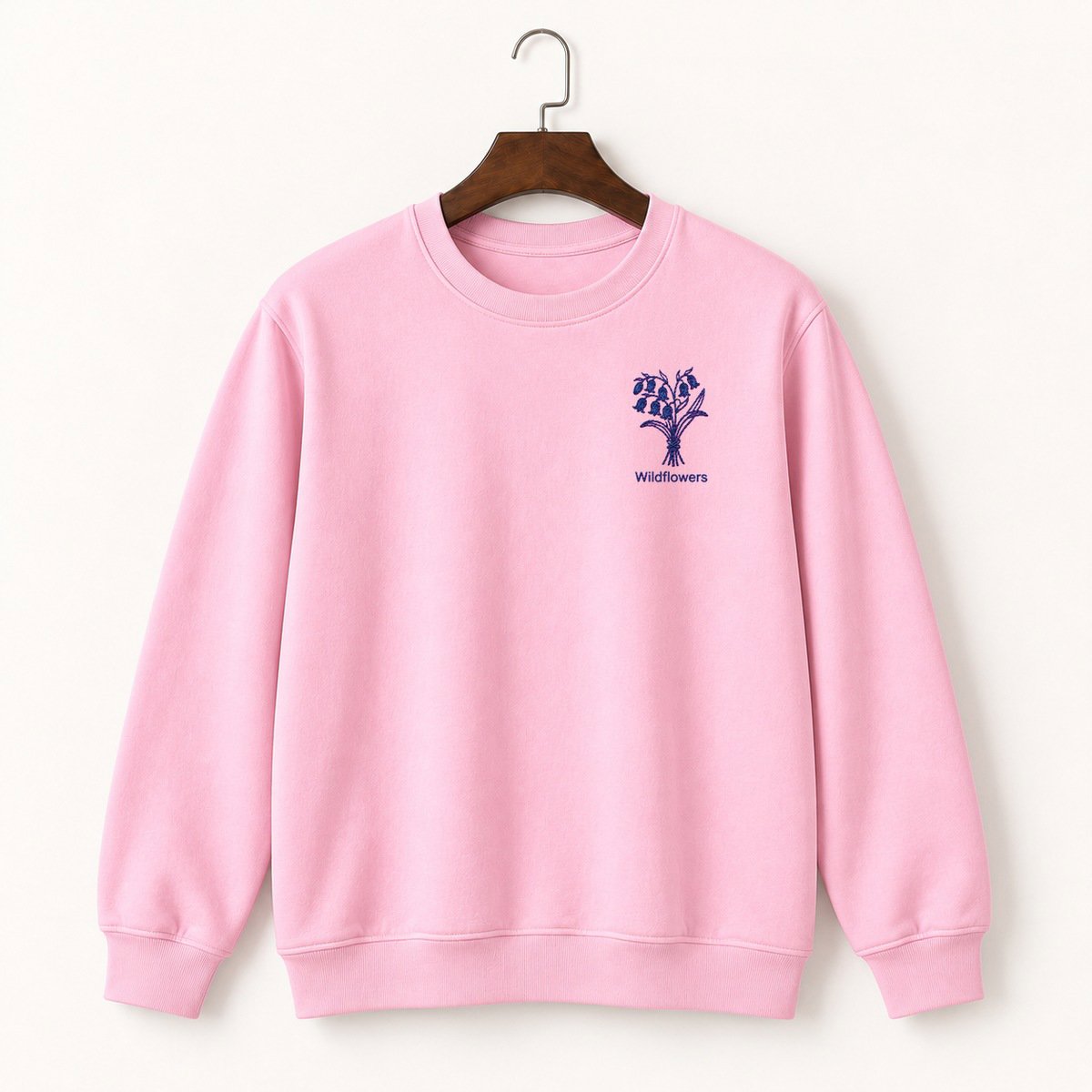 Bluebell Flowers Crewneck Sweatshirt 4