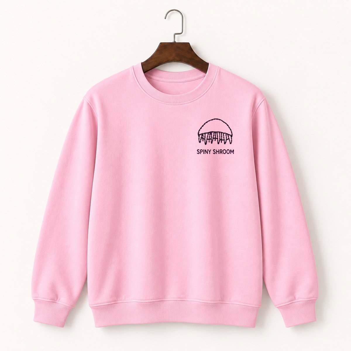 Hedgehog Mushroom Crewneck Sweatshirt 4