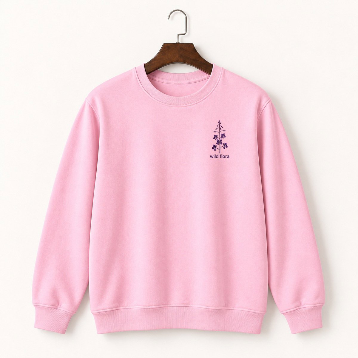 Fireweed Plant Crewneck Sweatshirt 4