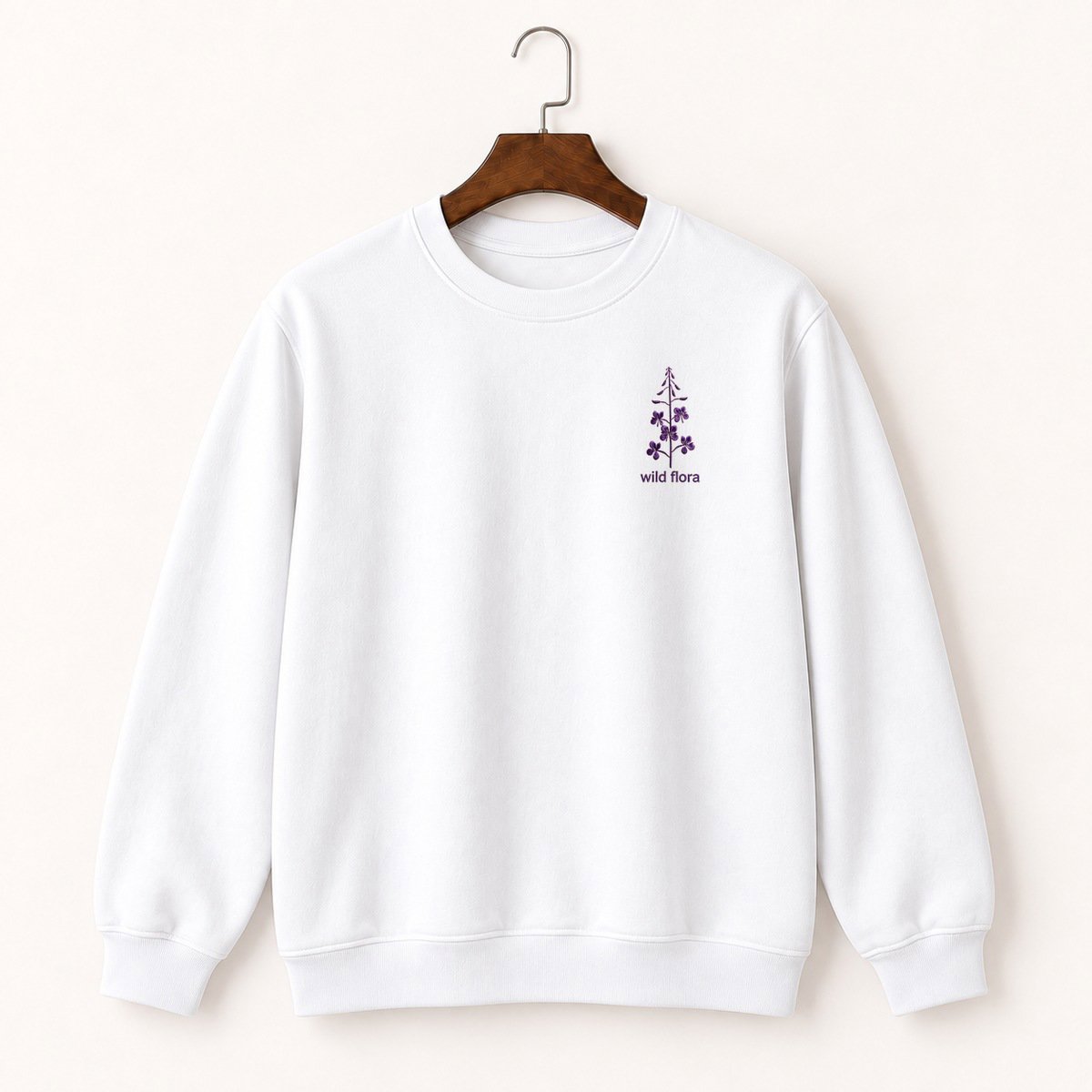 Fireweed Plant Crewneck Sweatshirt 5