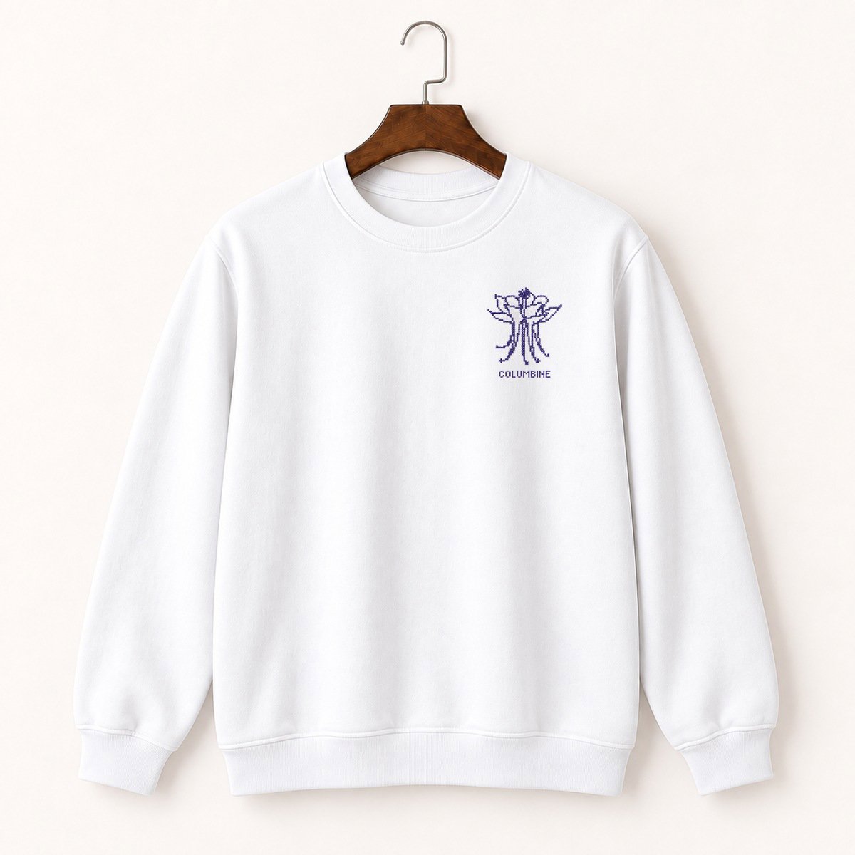 Columbine Flower Crewneck Sweatshirt 5