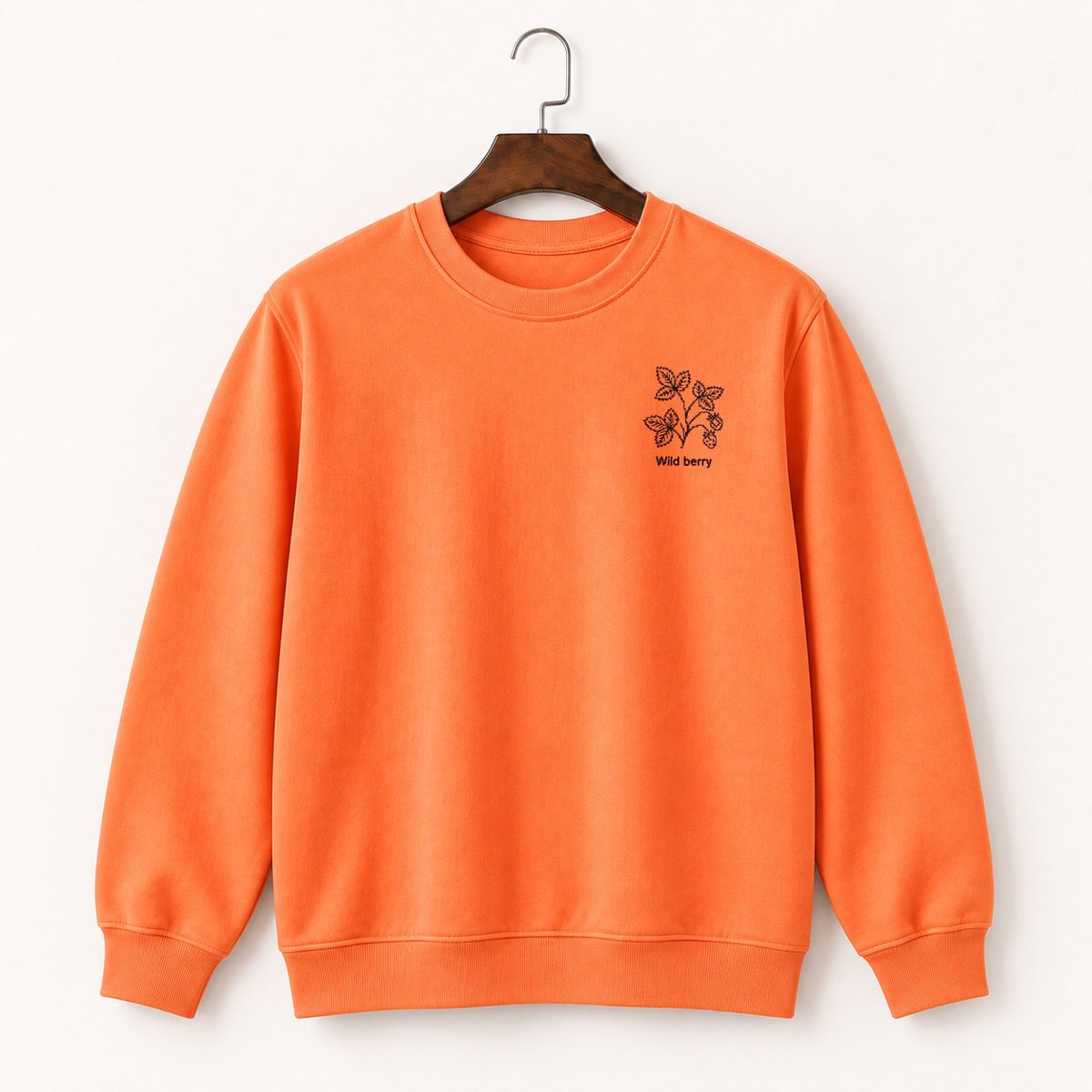 Wild Strawberry Plant Crewneck Sweatshirt 3