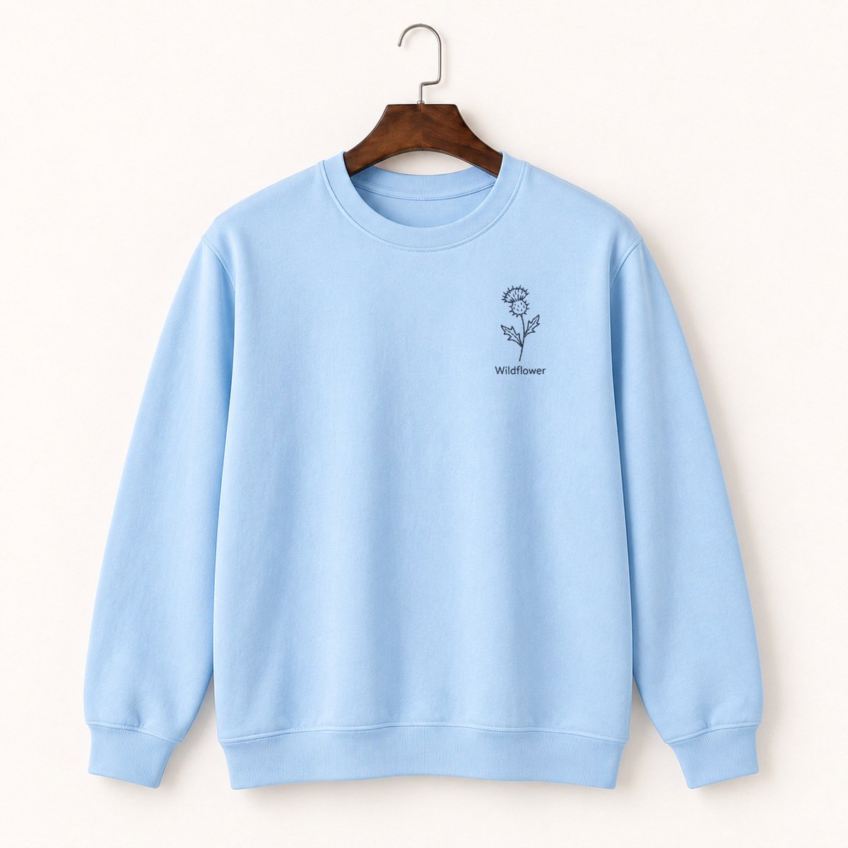 Thistle Flower Crewneck Sweatshirt 1