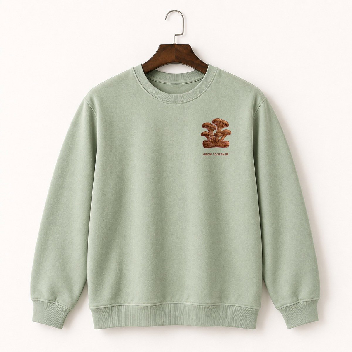 Oyster Mushroom Crewneck Sweatshirt 2