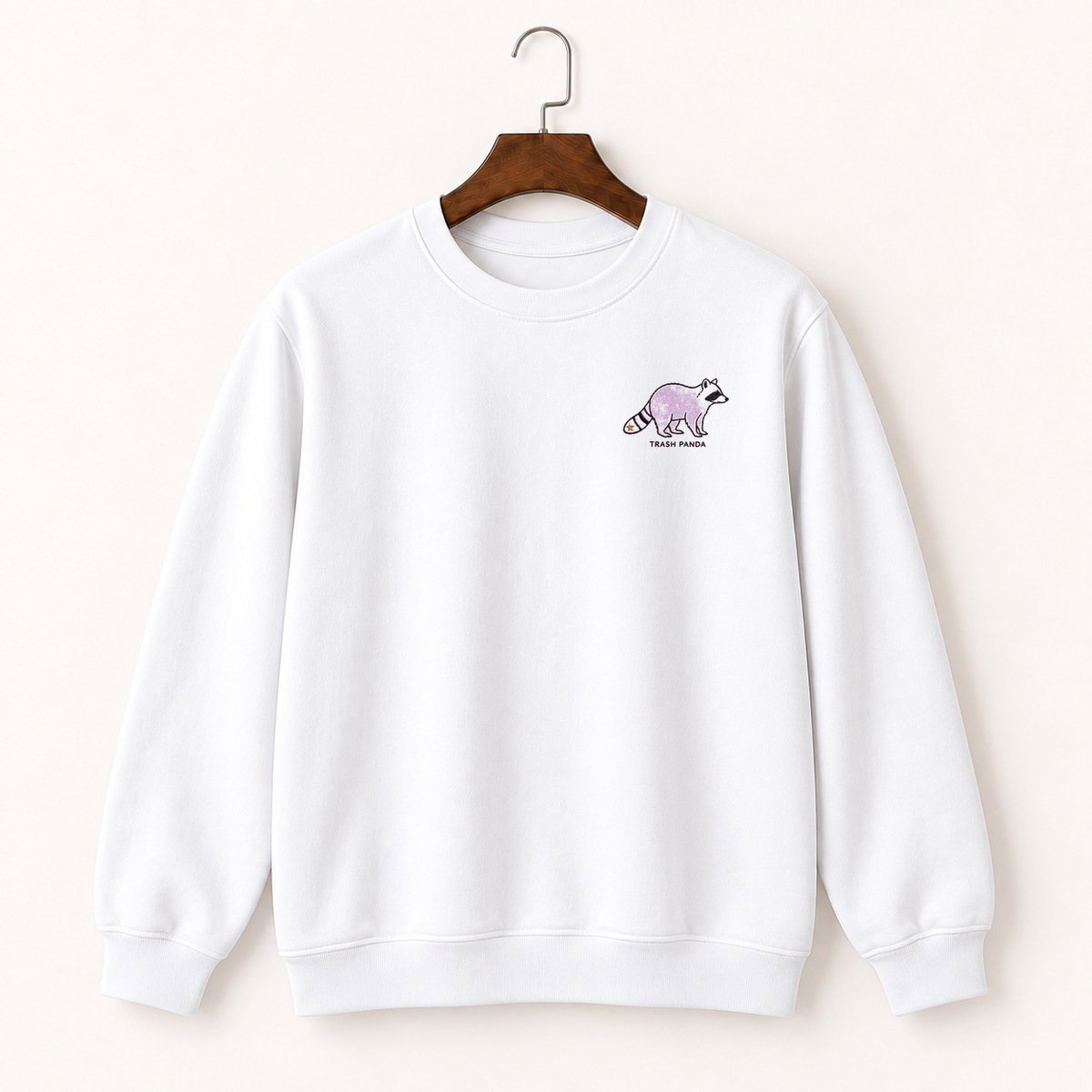 Raccoon Crewneck Sweatshirt 5