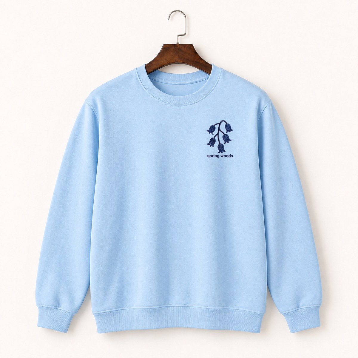 Bluebell Flower Crewneck Sweatshirt 1