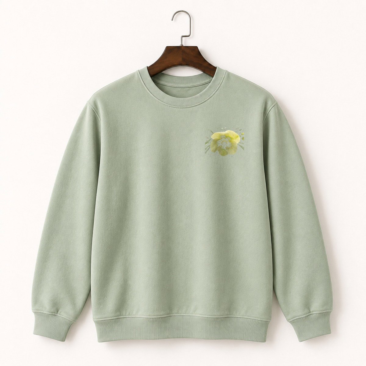 Hellebore Flower Crewneck Sweatshirt 2