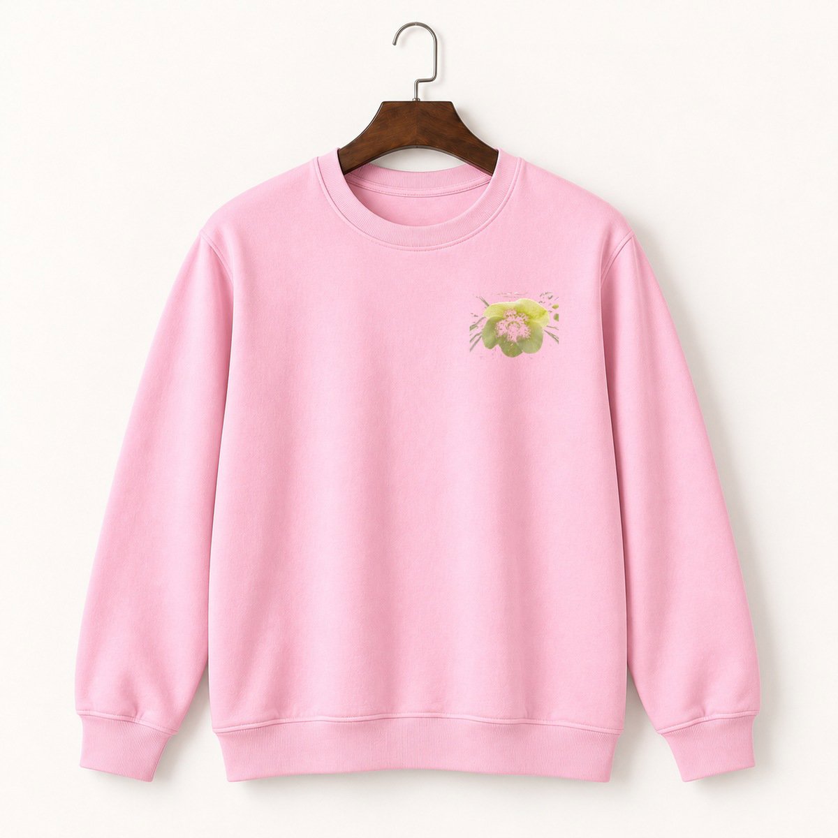 Hellebore Flower Crewneck Sweatshirt 4