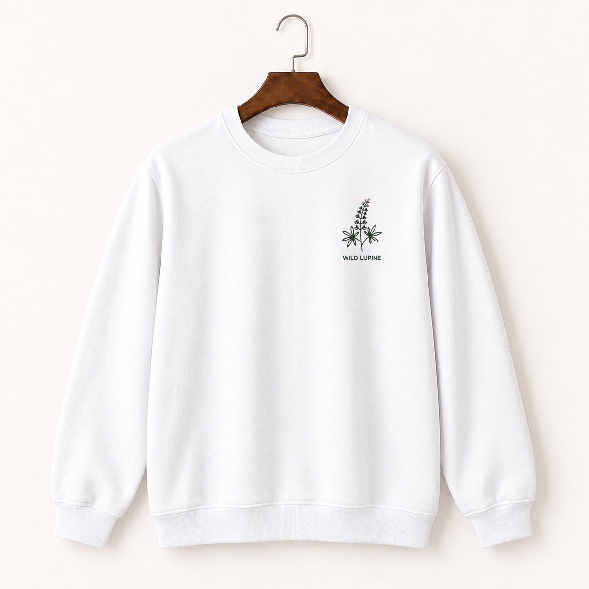 Wild Lupine Flower Crewneck Sweatshirt 5
