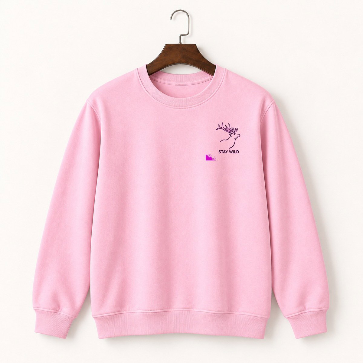 Elk Bull Crewneck Sweatshirt 4