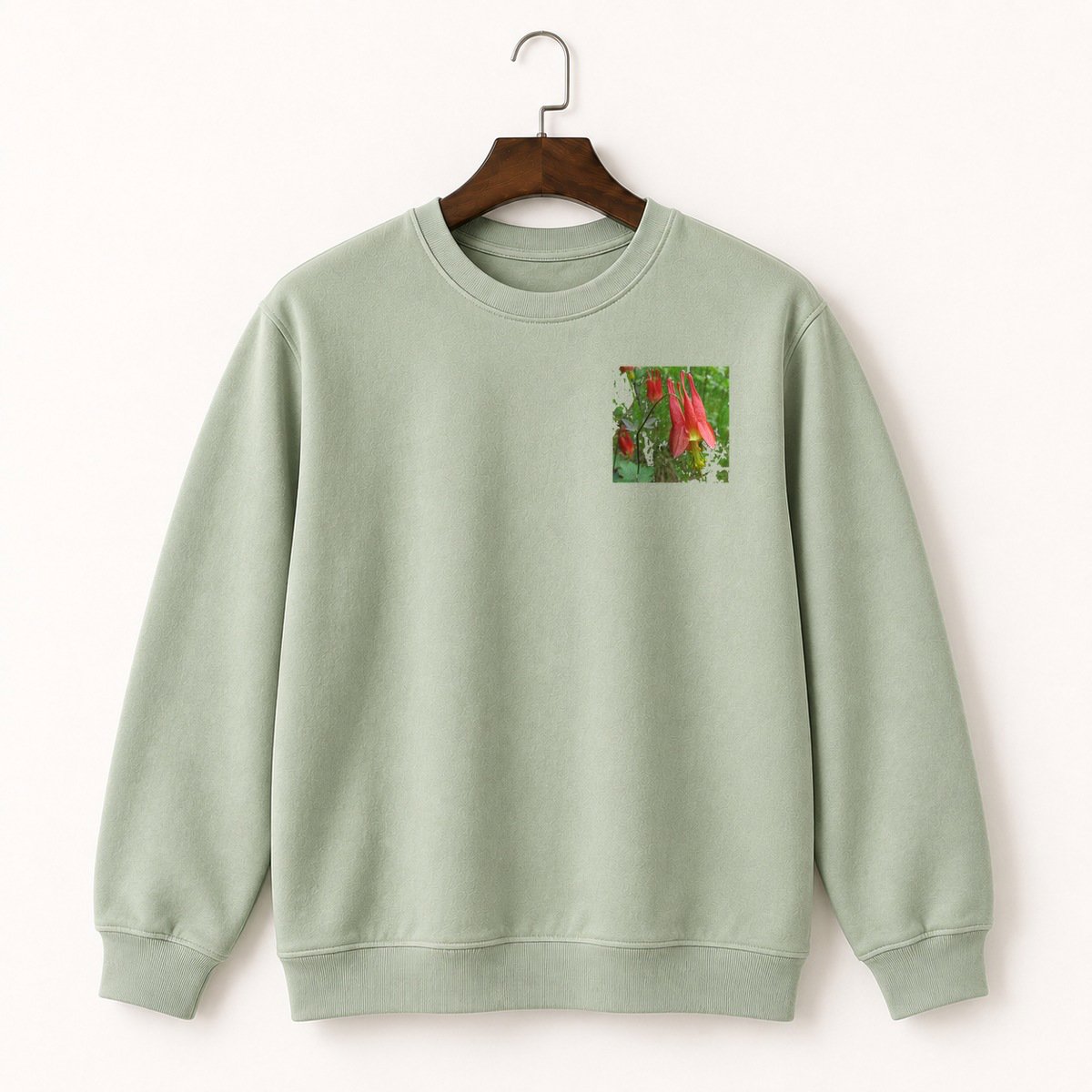 Columbine Flower Crewneck Sweatshirt 2