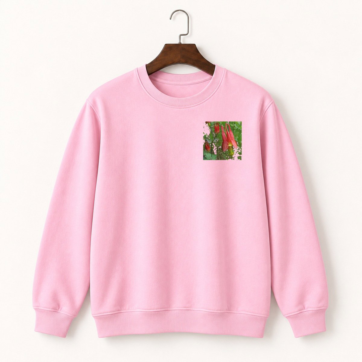 Columbine Flower Crewneck Sweatshirt 4