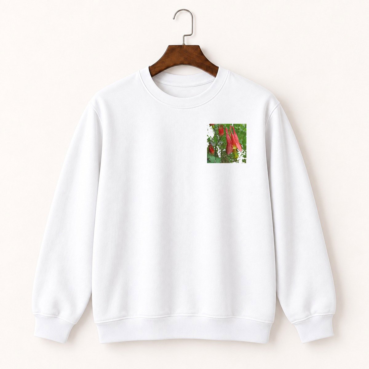 Columbine Flower Crewneck Sweatshirt 5