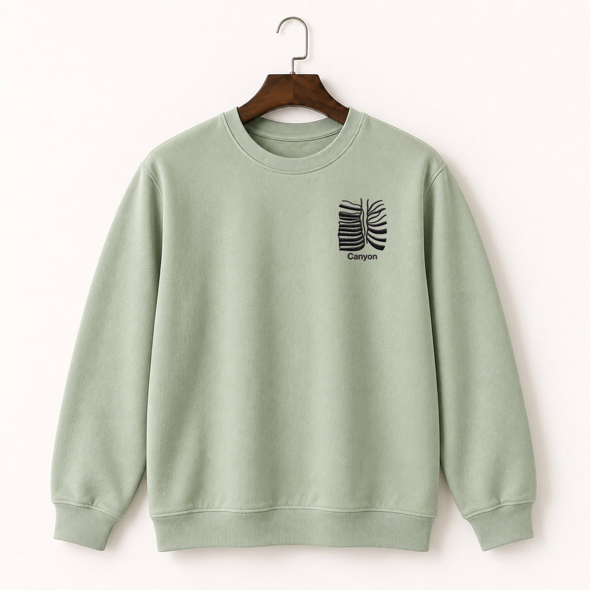 Desert Canyon Landscape Crewneck Sweatshirt 2