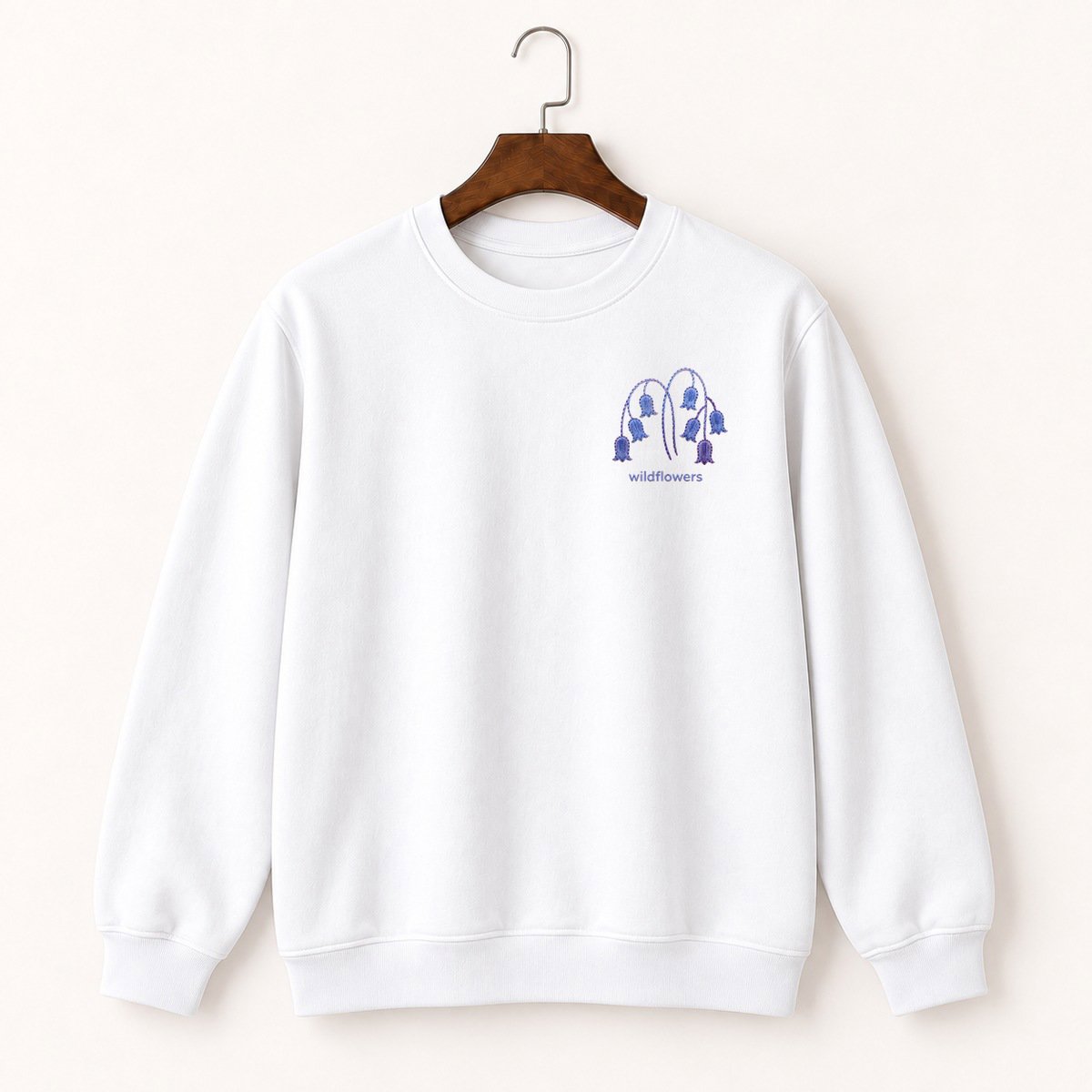 Bluebell Flowers Crewneck Sweatshirt 5