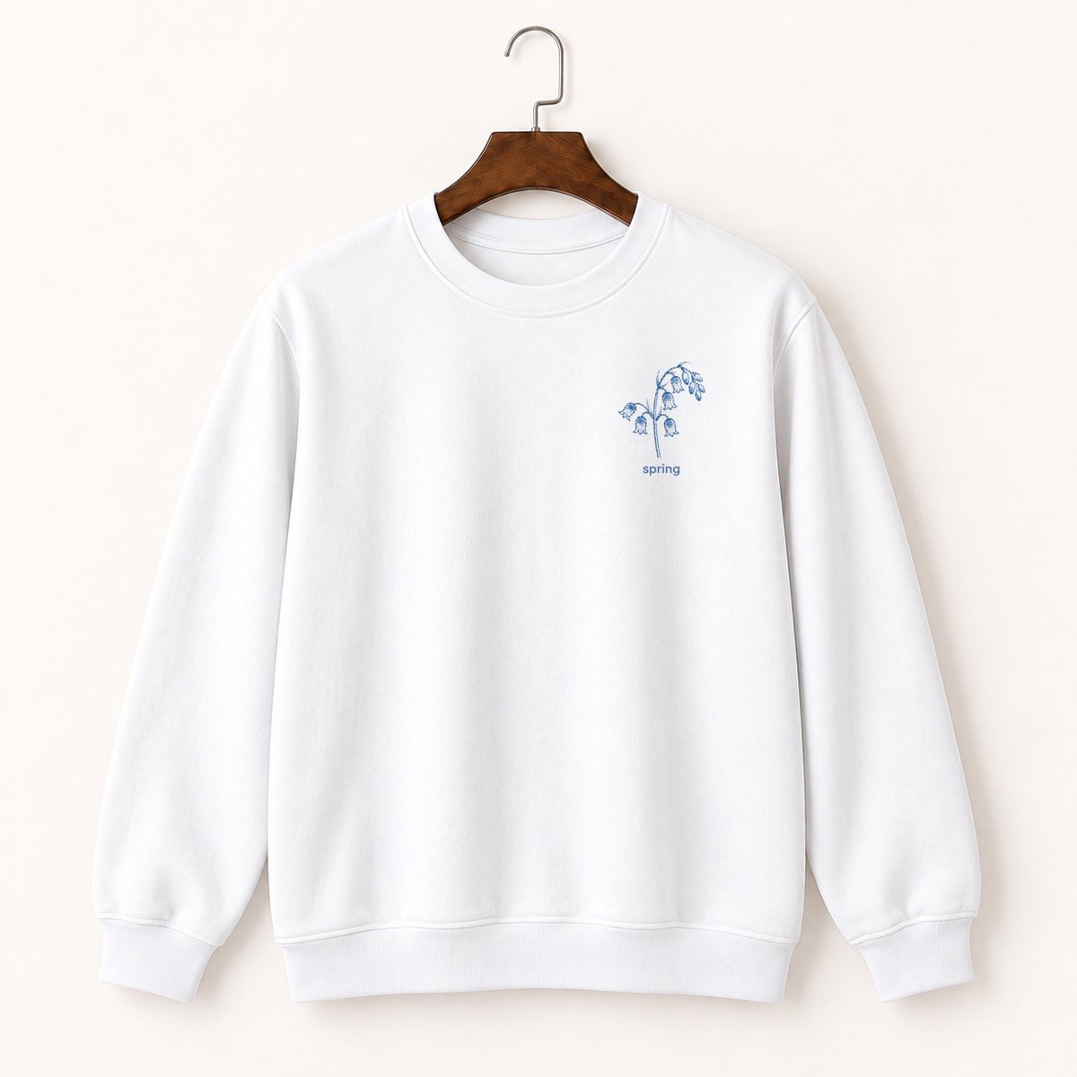 Bluebell Flower Crewneck Sweatshirt 5
