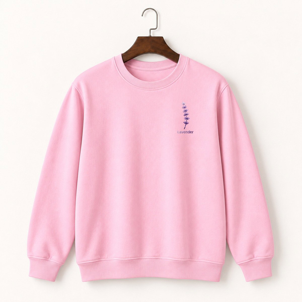 Lavender Sprig Crewneck Sweatshirt 4