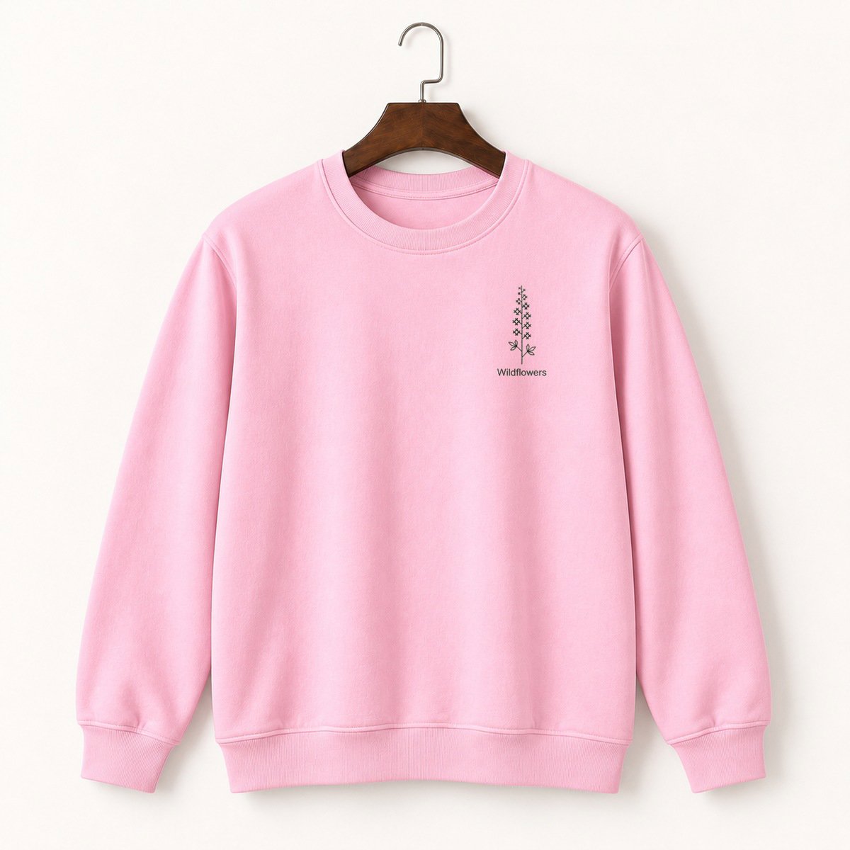 Lupine Wildflower Crewneck Sweatshirt 4