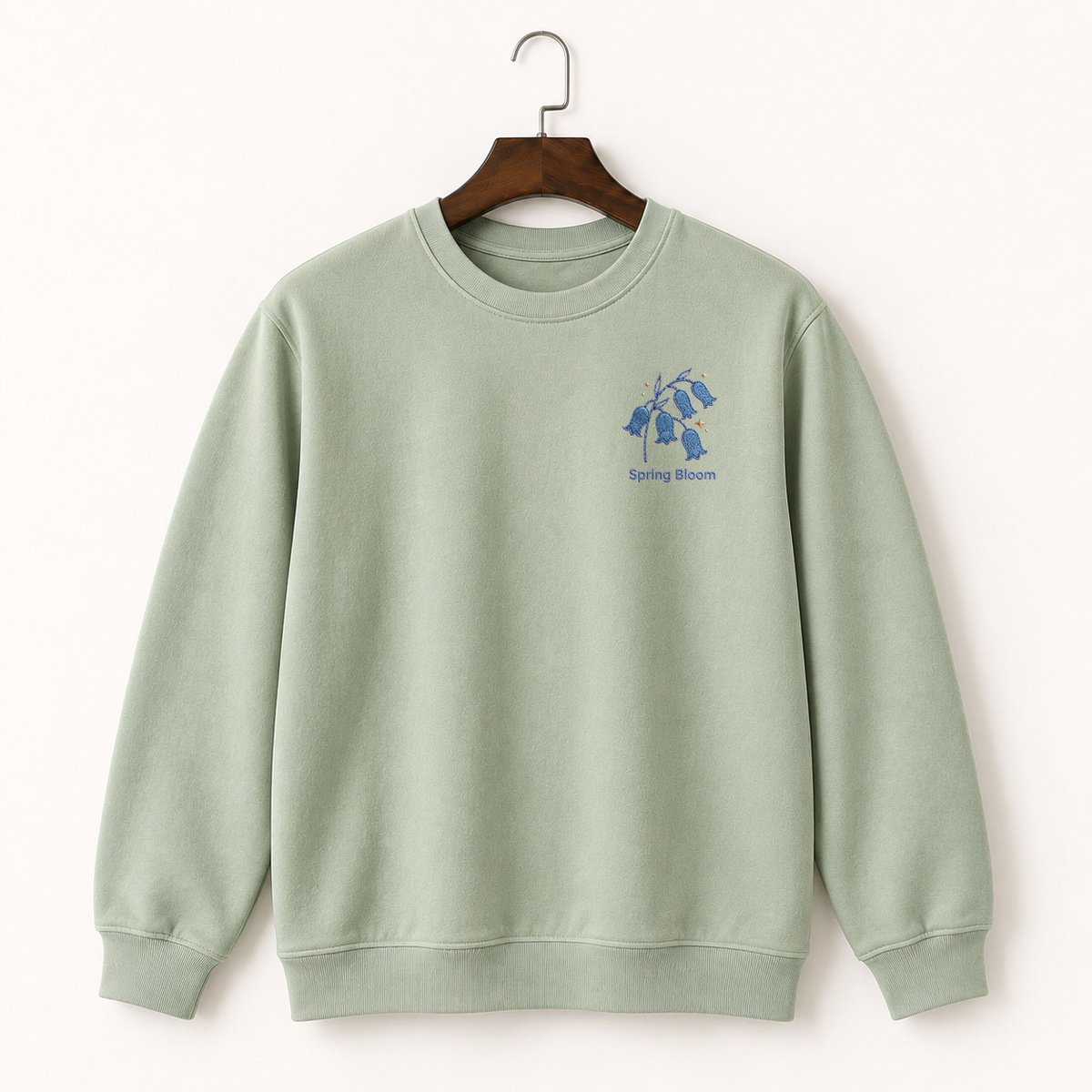 Bluebell Flowers Crewneck Sweatshirt 2