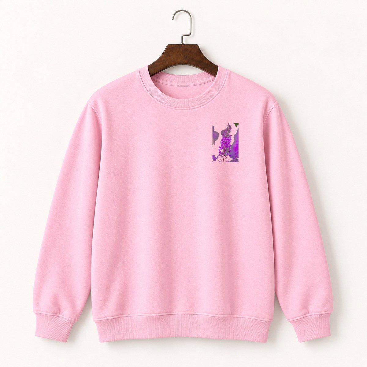 Fireweed Flower Crewneck Sweatshirt 4