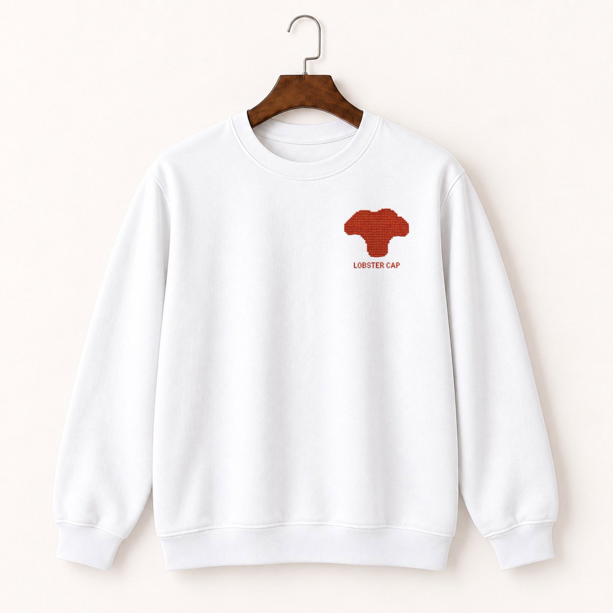 Lobster Mushroom Crewneck Sweatshirt 5